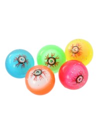 FLASHING BOUNCING EYE BALL - 5 ASS. COLORS DIA 4.5CM - DISPLAY 20 PCS