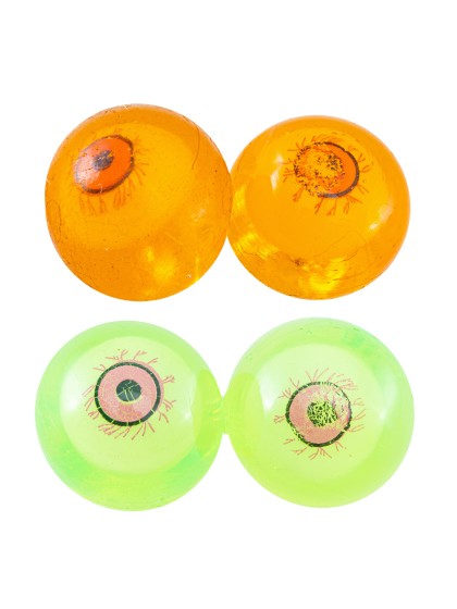 AUGEN GLUANTS - 2 SORT. ORENGEL UND GRÜN DIA 3.5CM