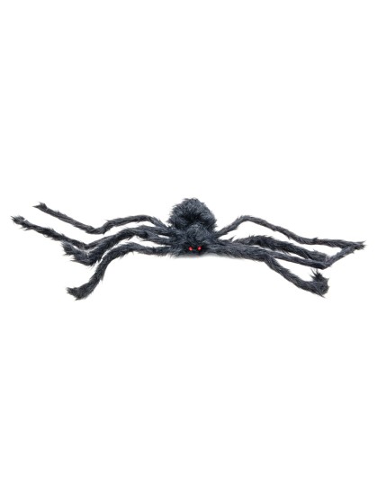 BLACK PLUSH SPIDER 90CM X 15CM X 5CM