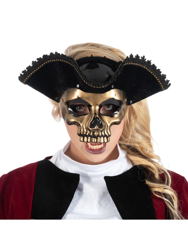 MASQUE TETE DE MORT PIRATE 