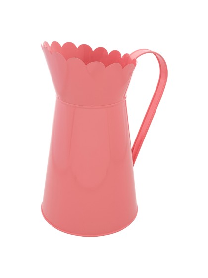 PINK LADY METAL DECO WATERING CAN 20CM X 15CM X 26.5CM