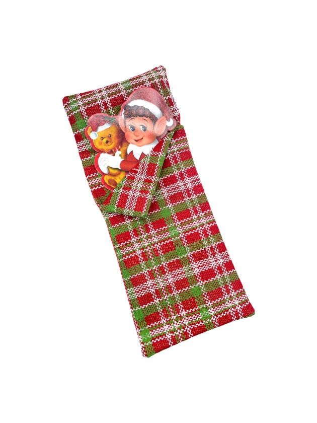 SLEEPING BAG WITH PILLOW FOR ELF BEHAVIN BADLY 12.5CM X 1CM X 30CM