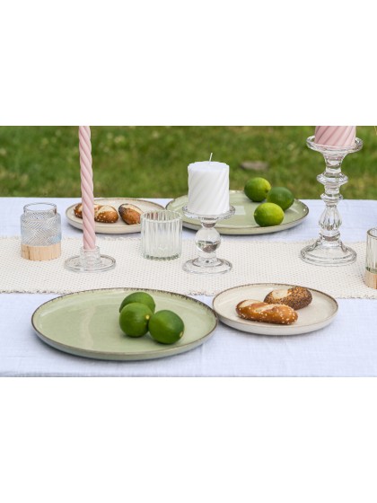 RUBAN COTON AUTHENTIC BLANC CASSE 10CM X 3M