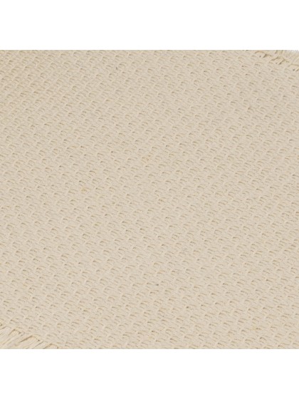 OFF WHITE AUTHENTIC COTTON TABLE RUNNER 30CM X 3M