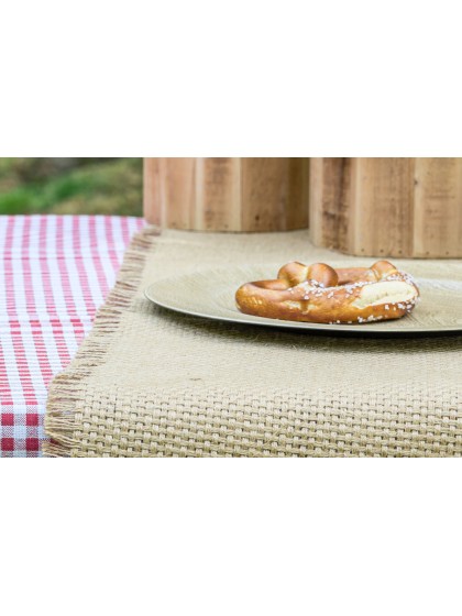 TISCHLÄUFER JUTE ZOPF NATUR 30CM X 3M