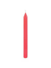 SET 2 FACKELKERZEN GERIEFELT PINK LADY DIA 2.2CM X 25CM