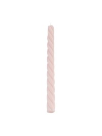 SET 2 FACKELKERZEN GEDREHT ALT ROSA DIA 2.2CM X 26CM