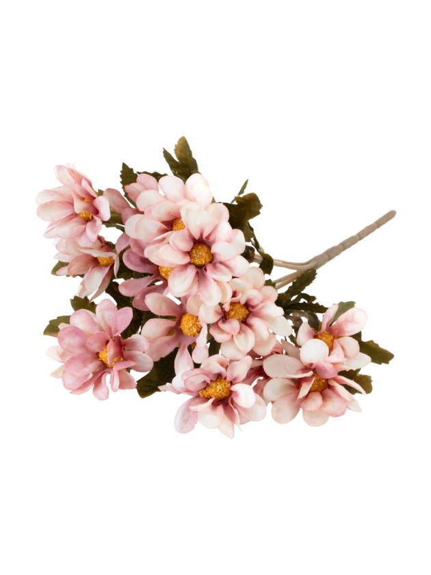 BOUQUET 5 TIGES BIDENS ROSE 27CM