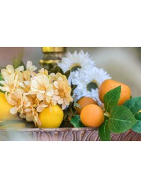 BLUMENSTRAUSS 5 STIELE BIDENS GELB 27CM