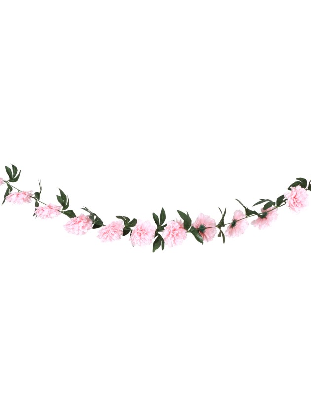 GIRLANDE PFINGSTROSEN ROSA PASTELL 220CM