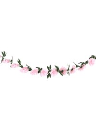 GIRLANDE PFINGSTROSEN ROSA PASTELL 220CM