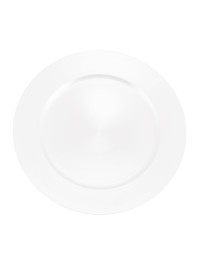 WHITE PP CHARGER PLATE DIA 33CM