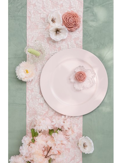 UNTERSETZER PP ROSA MATT DIA 33CM