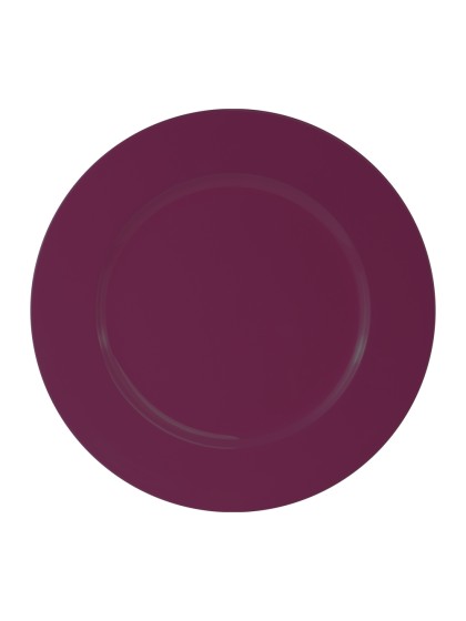 UNTERSETZER PP PLUM GLÄNZEND DIA 33CM