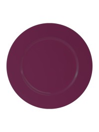 UNTERSETZER PP PLUM GLÄNZEND DIA 33CM