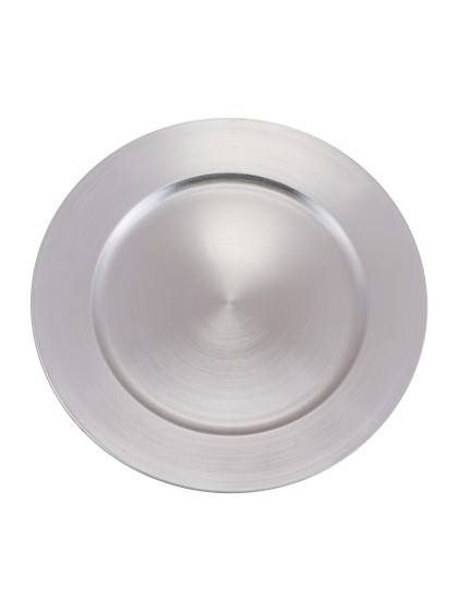 SOUS-ASSIETTE PP ARGENT DIA 33CM