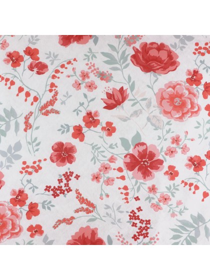 XL-TISCHLÄUFER VLIES GRACEFUL FLOWERS 70CM X 5M