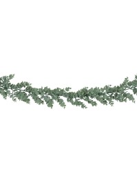 GIRLANDE EUKALYPTUS BROSSEE WEISS 180CM