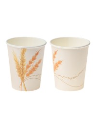 8 BECHER 250ML PLASTIC FREE EIN KOSTBARER TAG DIA 5.2CM X 8.8CM / DIA HAUT 7.5CM