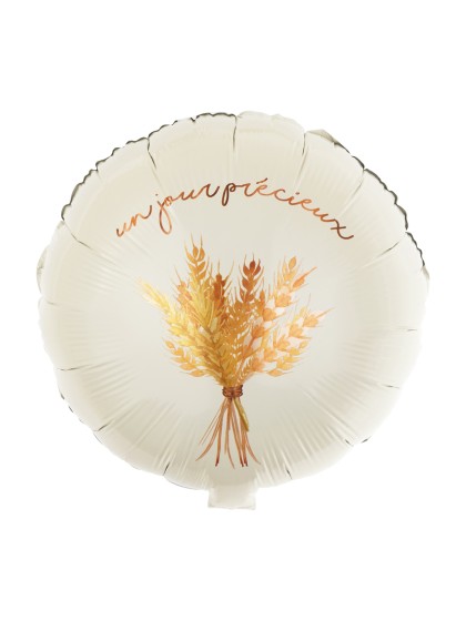 ROUND MYLAR BALLOON UN JOUR PRECIEUX DIA 43CM