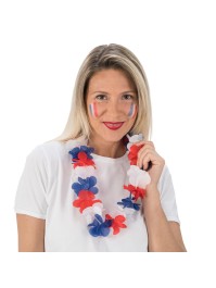 HALSKETTE 24 BLUMEN FAN FRANCE DIA 86CM