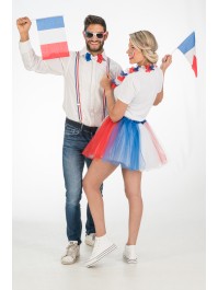 BRILLE FAN FRANCE 14.5CM X 4.5CM