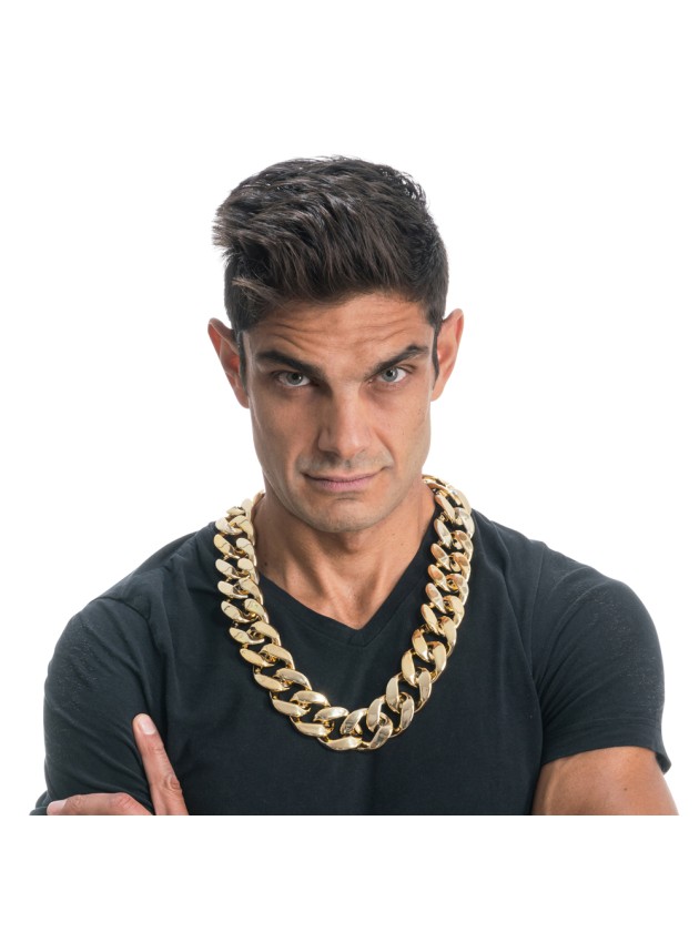 COLLIER RAPPEUR CHAINE LARGE 70CM - MAILLE 3.3CM