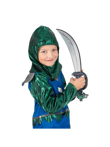 SÄBEL RITTER DRACHE BLAU IN SCHAUM 10.5CM X 47CM