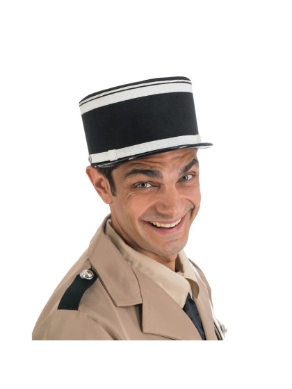 KEPI GENDARME AUS SAINT-TROPEZ 59CM X 10.5CM