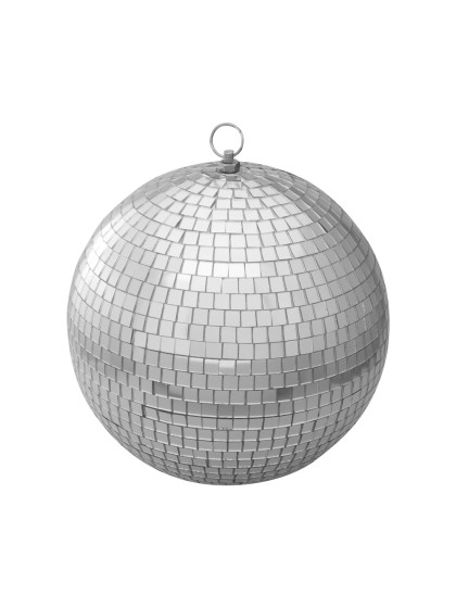 BOULE A FACETTES ARGENT DIA 25CM X 26CM HT