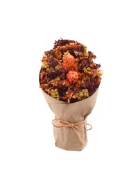 AUTUMN TABLE BUNCH KRAFT PAPER 7.5CM X 5.5CM X 13CM HT