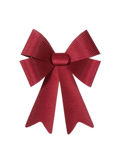 1 NOEUD VELOURS COTELE MAXI BORDEAUX 50.8CM X 66CM