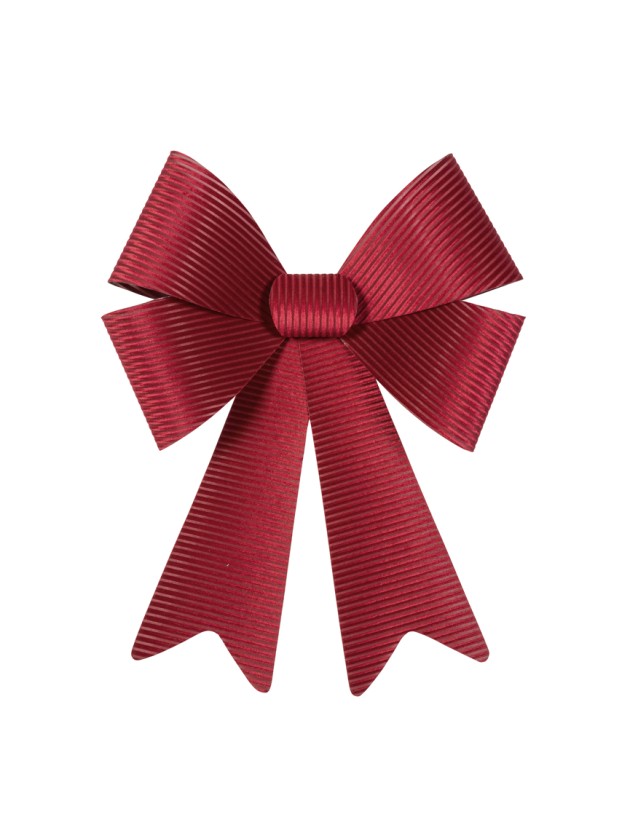 1 SCHLEIFE CORDSAMT MAXI BORDEAUX 50.8CM X 66CM