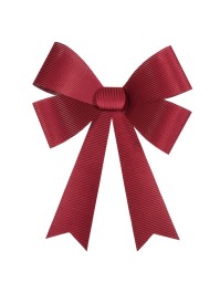 1 GIANT BURGUNDY CORDUROY VELVET BOW 71CM X 86CM