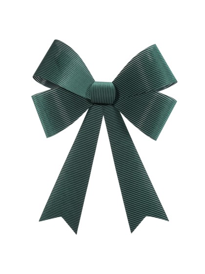 1 NOEUD VELOURS COTELE GEANT VERT SAPIN 71CM X 86CM