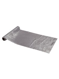 ALLIAGE TABLE RUNNER SILVER METAL 28CM X 3M