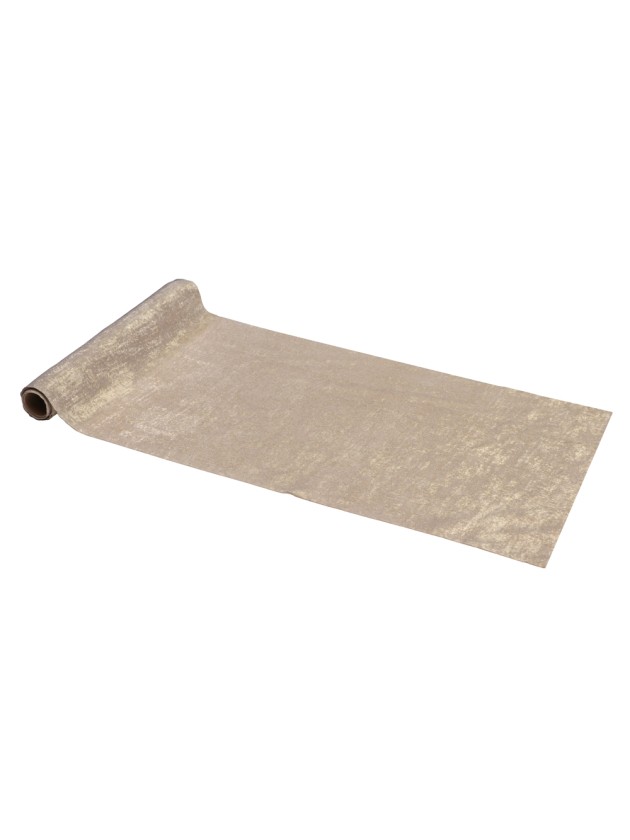 TISCHLÄUFER ALLIAGE GOLD METALL 28CM X 3M