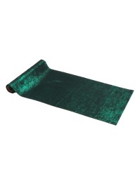 ALLIAGE TABLE RUNNER GREEN METAL 28CM X 3M