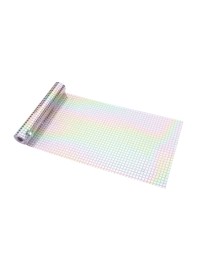 IRIDESCENT DISCO BALL STYLE TABLE RUNNER 26CM X 3M