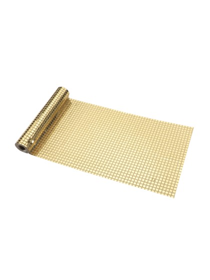 PARTY BALL STYLE TABLE RUNNER GOLD 28CM X 3M