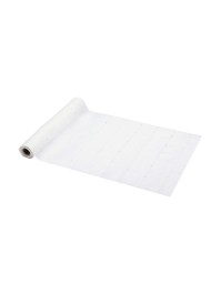 CHEMIN DE TABLE TISSU BLANC CRISTALIN 28CM X 3M