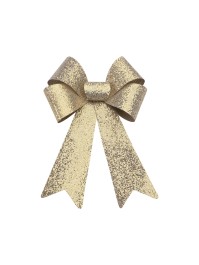 1 SCHLEIFE PVC GLITZER HQ GOLD 22.9CM X 39.1CM