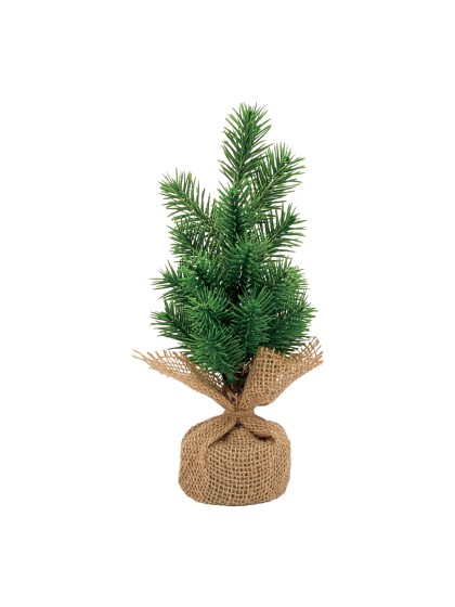 SAPIN ENNEIGE SAC JUTE 8CM X 30 CM