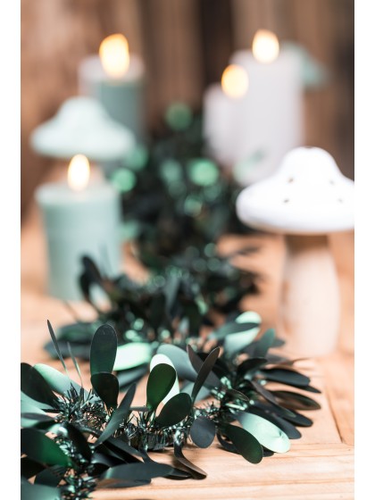 MATT GREEN TINSEL CHRISTMAS GARLAND 270 CM