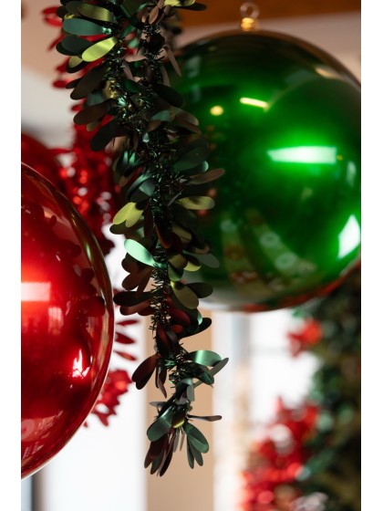 GUIRLANDE NOEL LIBELLULE VERT MAT 270 CM