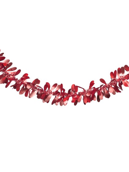 GIRLANDE WEIHNACHTEN LIBELLE ROT MATT 270 CM