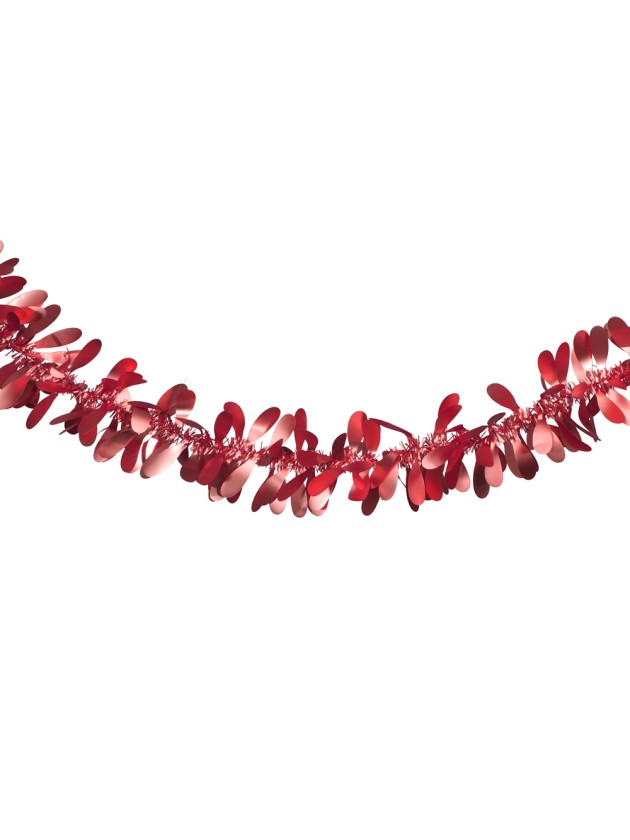 GIRLANDE WEIHNACHTEN LIBELLE ROT MATT 270 CM