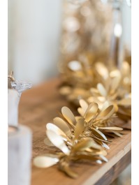 MATT GOLD TINSEL CHRISTMAS GARLAND 270 CM