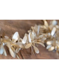 MATT GOLD TINSEL CHRISTMAS GARLAND 270 CM