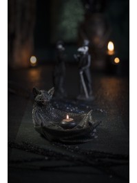 COUPELLE POLYRESINE CHAUVE-SOURIS 24CM X 18.5CM X 13CM